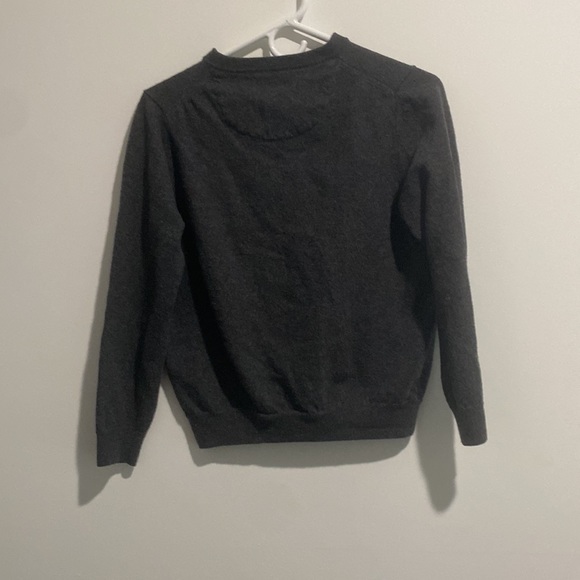 Dark Gray Nordstrom V-Neck Sweater - Picture 2 of 3